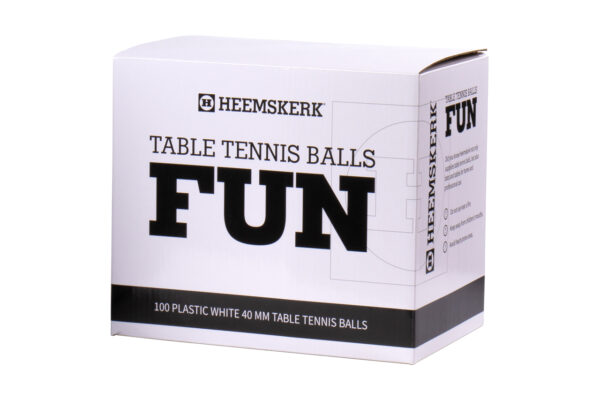 Tafeltennisballen Fun Wit Doos