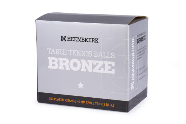 Tafeltennisballetjes Heemskerk Bronze Oranje per 100