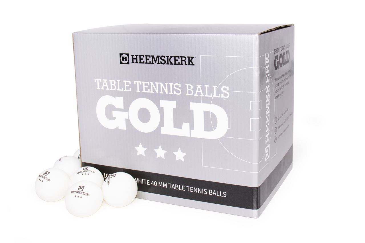 Tafeltennisballen Heemskerk ster Wit 100) - Heemskerk - Play
