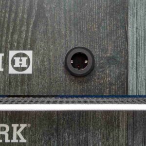 Stekkerdoos 1 vaks zwart - Stopcontact